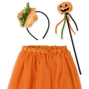 Children's Place Girl's Halloween Pumpkin Costume Set - Squashorg
